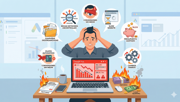 errores en google